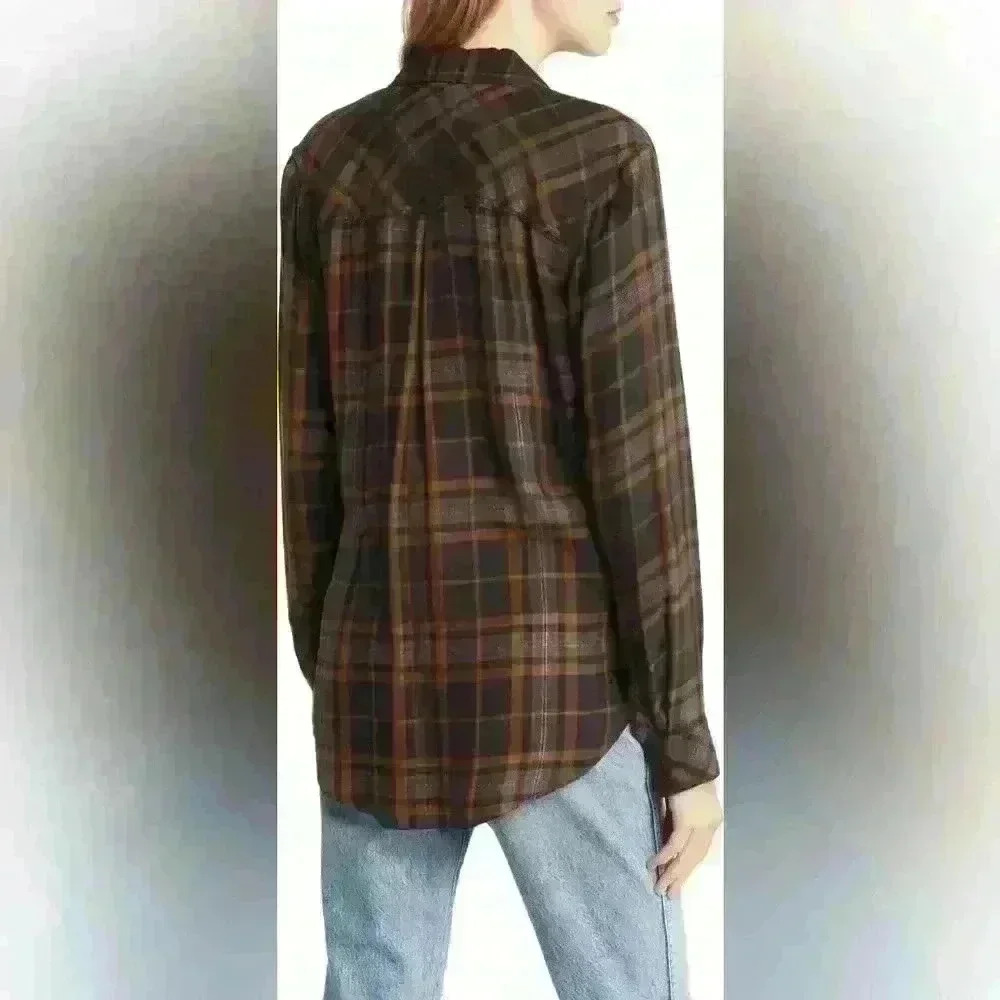 Rails Hunter Metallic Flannel - image 2